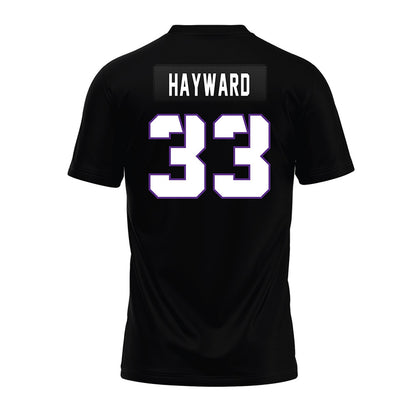 TCU - NCAA Football : Koron Hayward - Black Premium Football Jersey-1