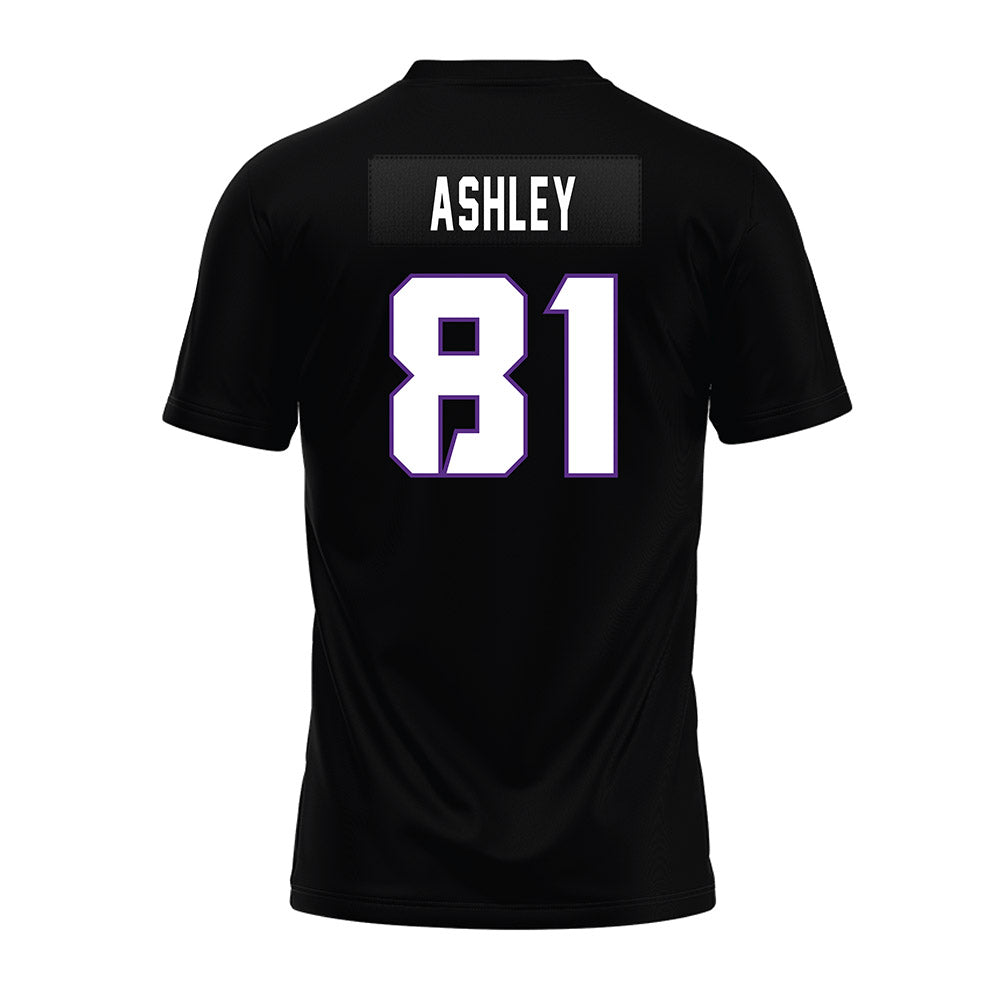 TCU - NCAA Football : Nacari Ashley - Black Premium Football Jersey-1
