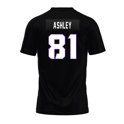 TCU - NCAA Football : Nacari Ashley - Black Premium Football Jersey-1