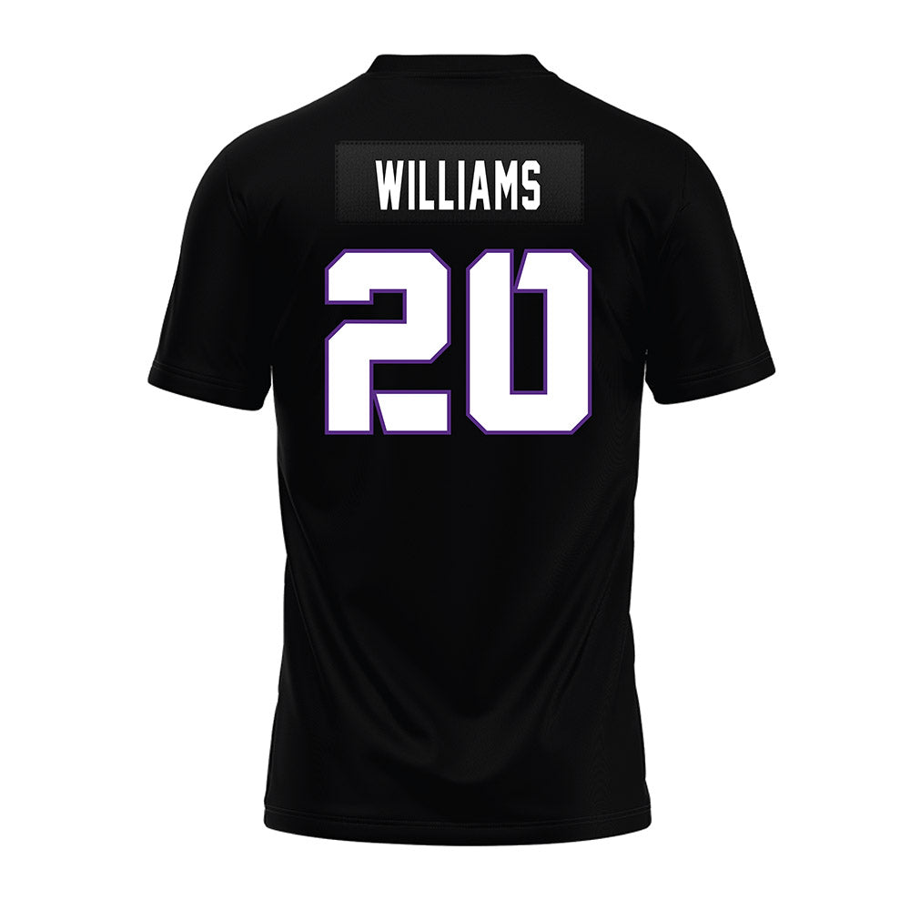 TCU - NCAA Football : Anthony Williams - Black Premium Football Jersey-1