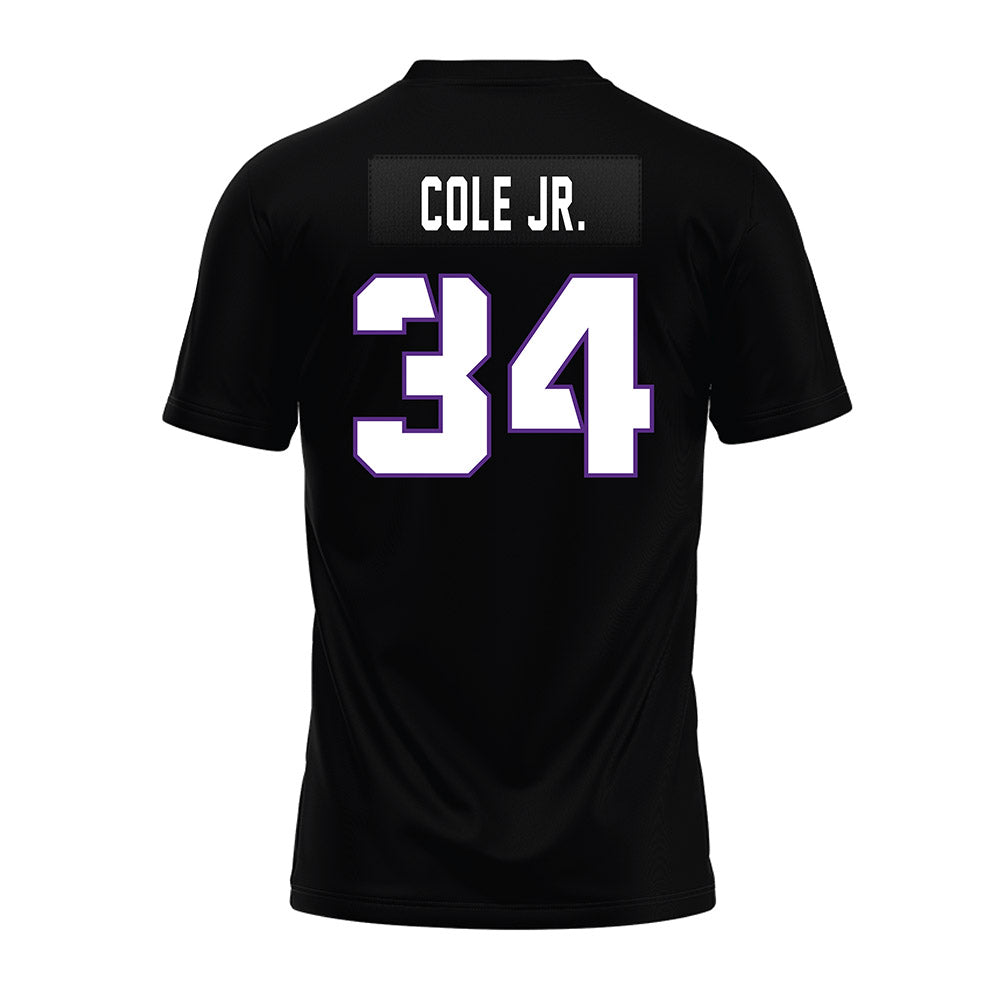 TCU - NCAA Football : Perry Cole Jr. - Black Premium Football Jersey-1