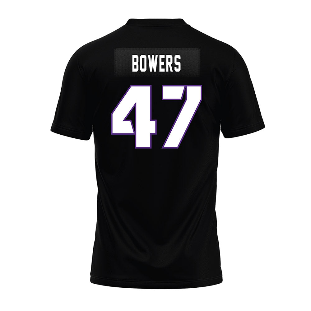 TCU - NCAA Football : Aaron Bowers - Black Premium Football Jersey-1