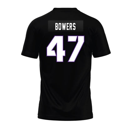 TCU - NCAA Football : Aaron Bowers - Black Premium Football Jersey-1