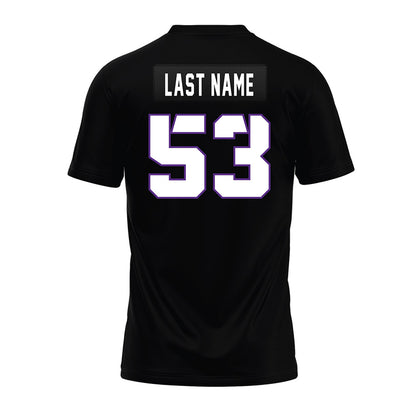 TCU - NCAA Football : Tobias Steppes - Black Premium Football Jersey-1