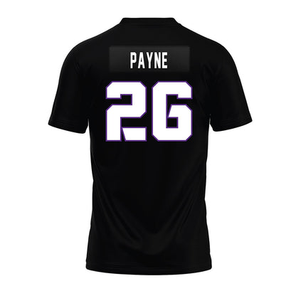 TCU - NCAA Football : Jeremy Payne - Black Premium Football Jersey-1