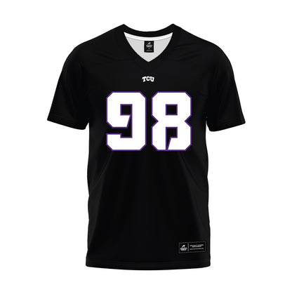 TCU - NCAA Football : Carter Buck - Black Premium Football Jersey-0