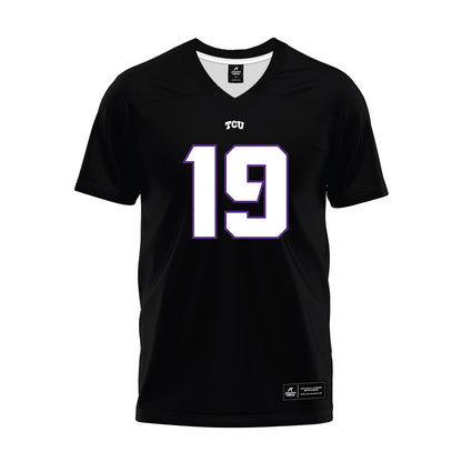 TCU - NCAA Football : Jesse Ford - Black Premium Football Jersey-0