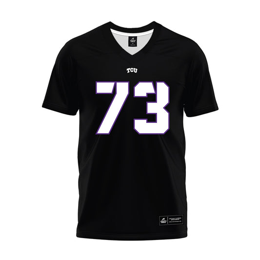 TCU - NCAA Football : Kilian Registe - Black Premium Football Jersey-0