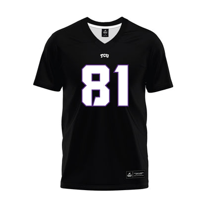 TCU - NCAA Football : Nacari Ashley - Black Premium Football Jersey-0