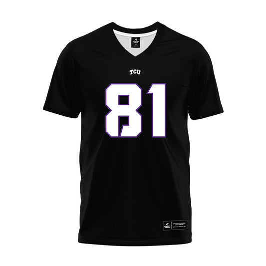 TCU - NCAA Football : Nacari Ashley - Black Premium Football Jersey-0