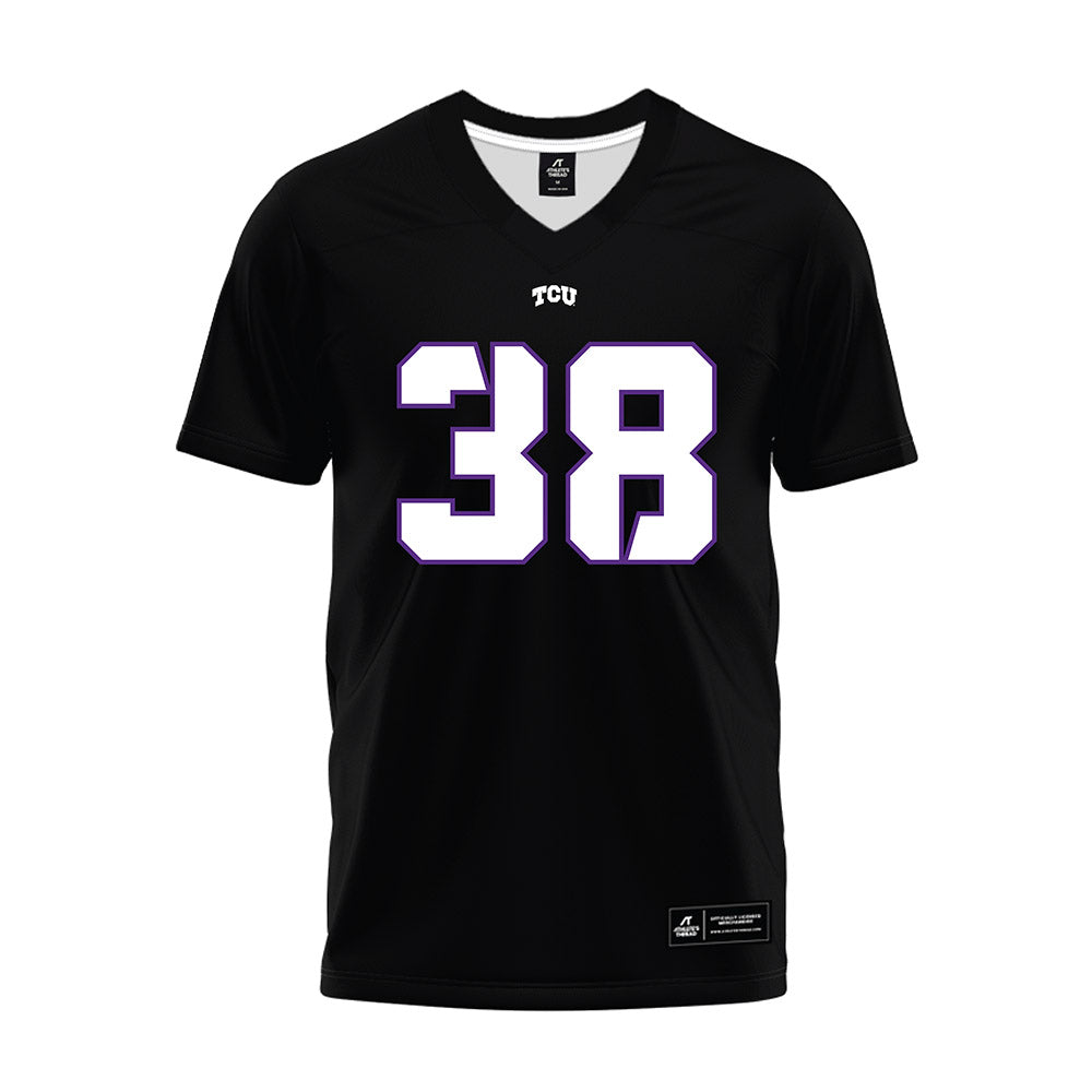 TCU - NCAA Football : Gil Jackson - Black Premium Football Jersey-0