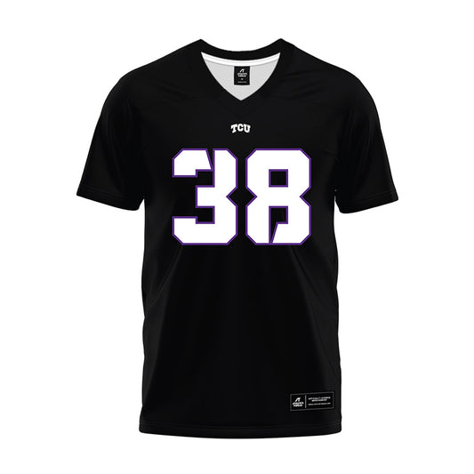 TCU - NCAA Football : Gil Jackson - Black Premium Football Jersey-0