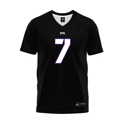 TCU - NCAA Football : Julius Simms - Black Premium Football Jersey-0