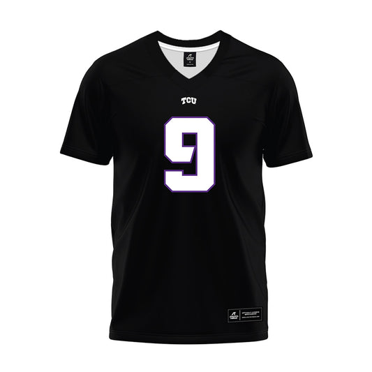 TCU - NCAA Football : Chad Woodfork - Black Premium Football Jersey-0