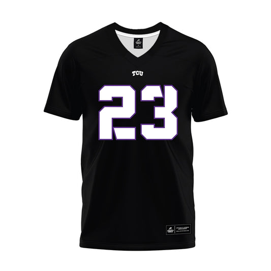 TCU - NCAA Football : Amante Martin - Black Premium Football Jersey-0