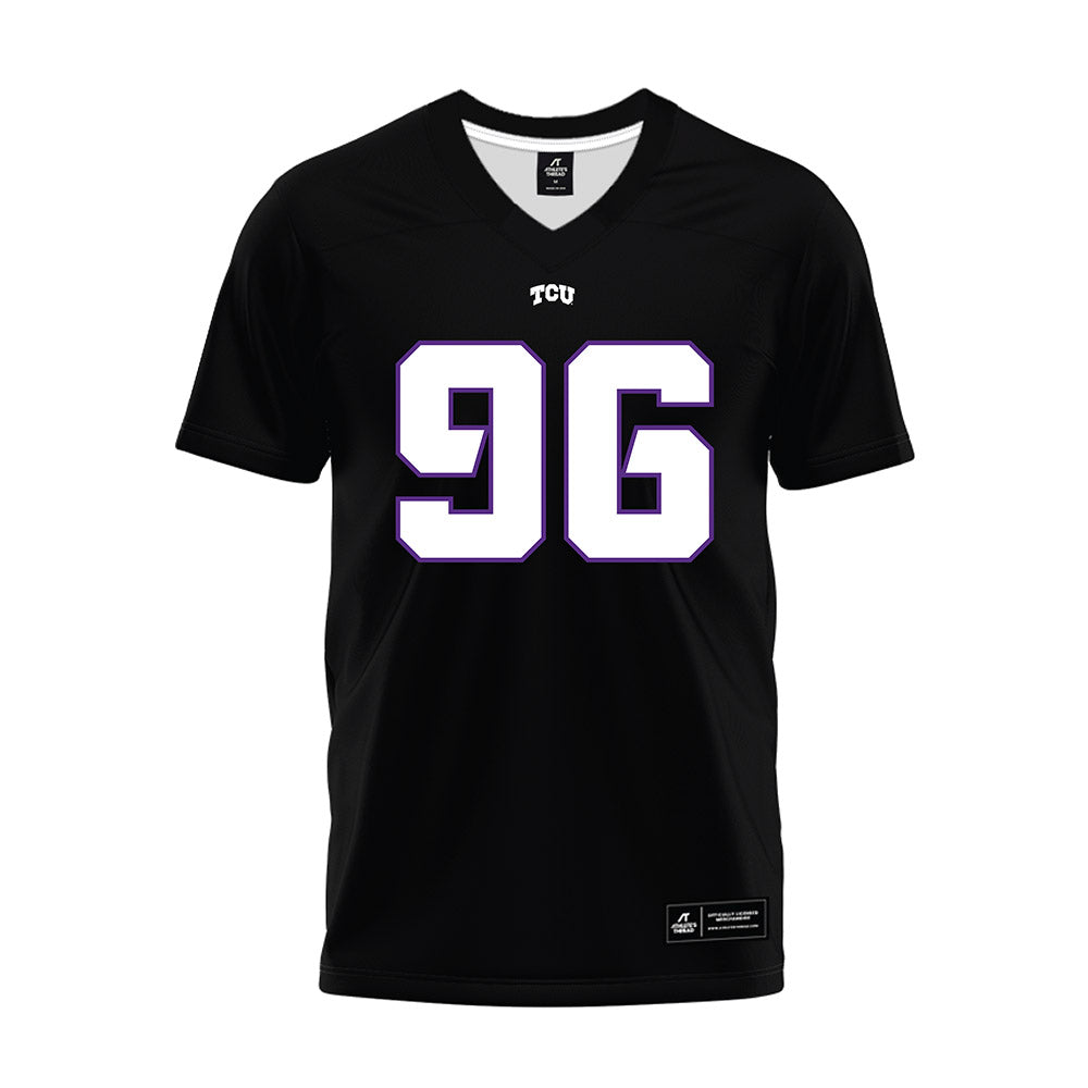 TCU - NCAA Football : Maddox Flynt - Black Premium Football Jersey-0