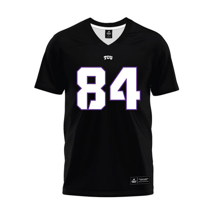 TCU - NCAA Football : Cooper Reid - Black Premium Football Jersey-0