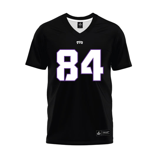 TCU - NCAA Football : Cooper Reid - Black Premium Football Jersey-0