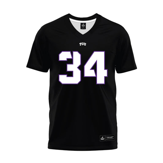 TCU - NCAA Football : Perry Cole Jr. - Black Premium Football Jersey-0