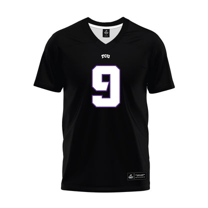 TCU - NCAA Football : Chad Woodfork - Black Premium Football Jersey-0