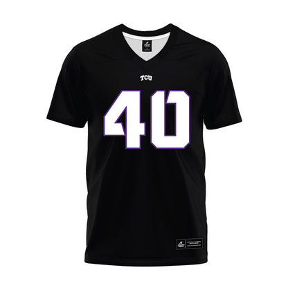 TCU - NCAA Football : Oliver Gunn - Black Premium Football Jersey-0