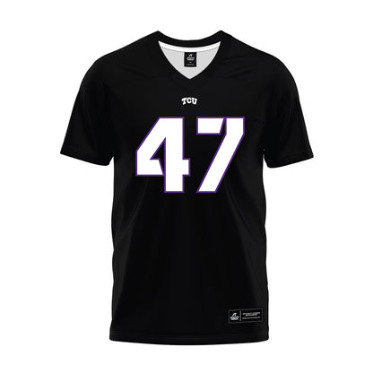 TCU - NCAA Football : Aaron Bowers - Black Premium Football Jersey-0
