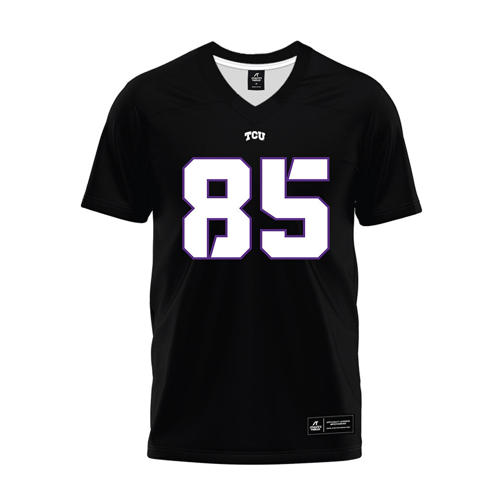 TCU - NCAA Football : James Scott - Black Premium Football Jersey-0