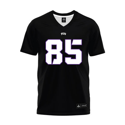 TCU - NCAA Football : James Scott - Black Premium Football Jersey-0