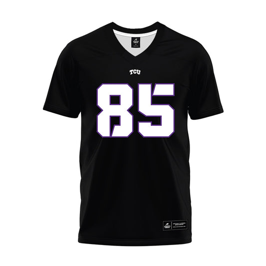 TCU - NCAA Football : James Scott - Black Premium Football Jersey-0