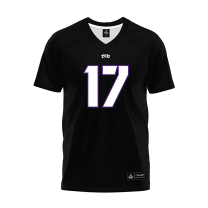 TCU - NCAA Football : Dane Jones - Black Premium Football Jersey-0