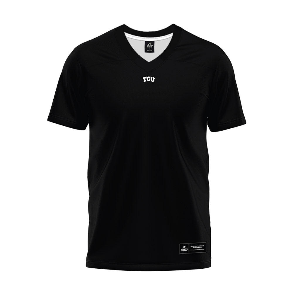 TCU - NCAA Football : Michael Short - Black Premium Football Jersey-0