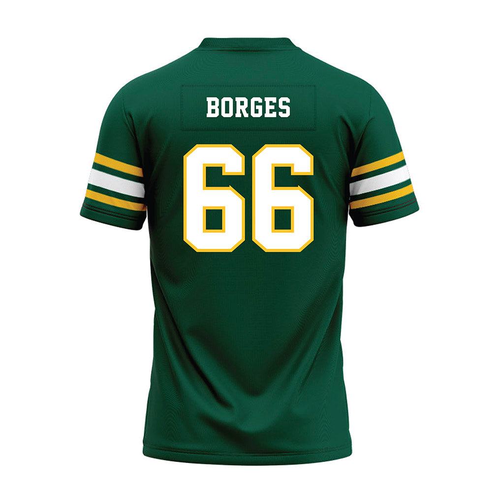 Fitchburg State - NCAA Football : Cameron Borges - Green Premium Football Jersey-1
