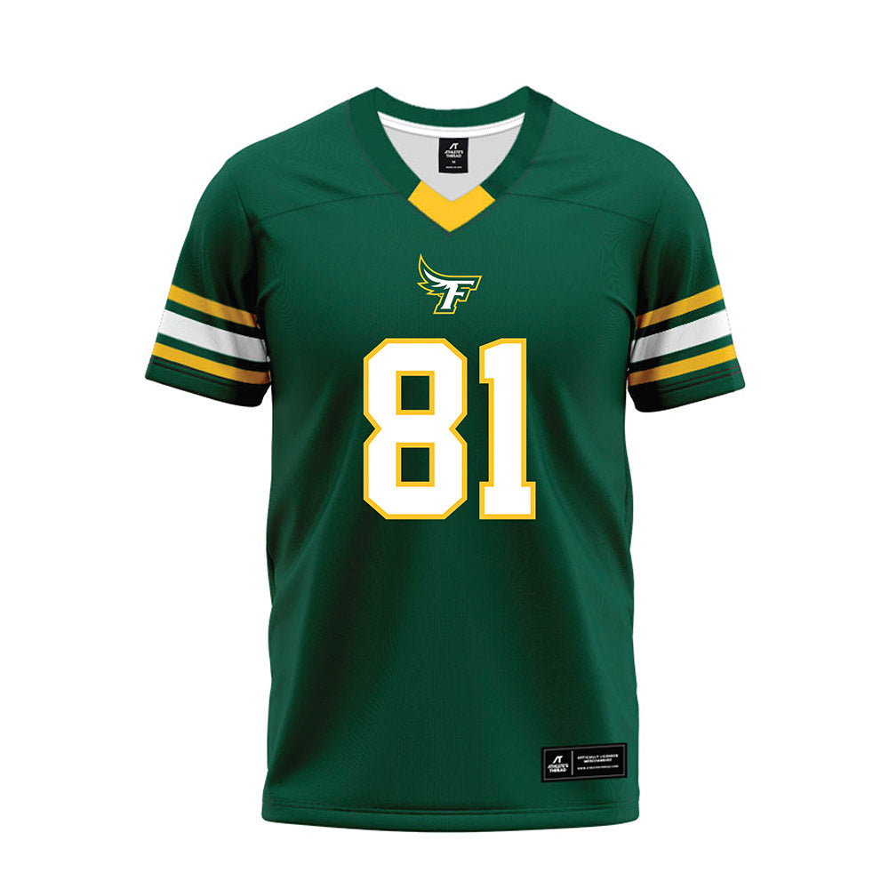 Fitchburg State - NCAA Football : Javi Torres - Green Premium Football Jersey-0