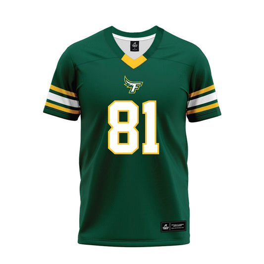 Fitchburg State - NCAA Football : Javi Torres - Green Premium Football Jersey-0