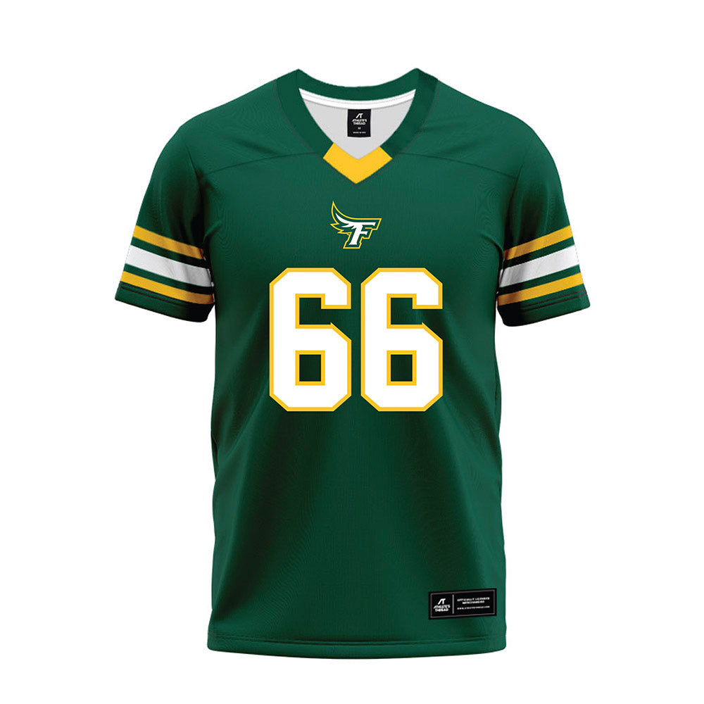 Fitchburg State - NCAA Football : Cameron Borges - Green Premium Football Jersey-0