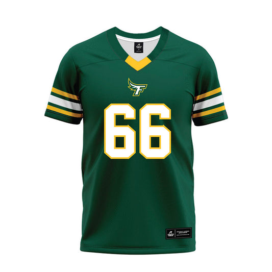 Fitchburg State - NCAA Football : Cameron Borges - Green Premium Football Jersey-0