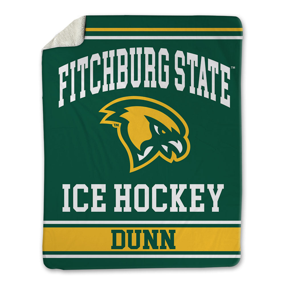 Fitchburg State - NCAA Men's Ice Hockey : Hunter Dunn - Blanket-0