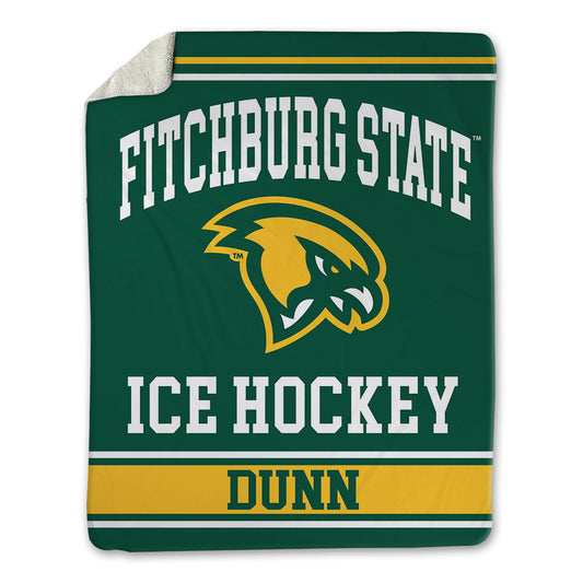 Fitchburg State - NCAA Men's Ice Hockey : Hunter Dunn - Blanket-0