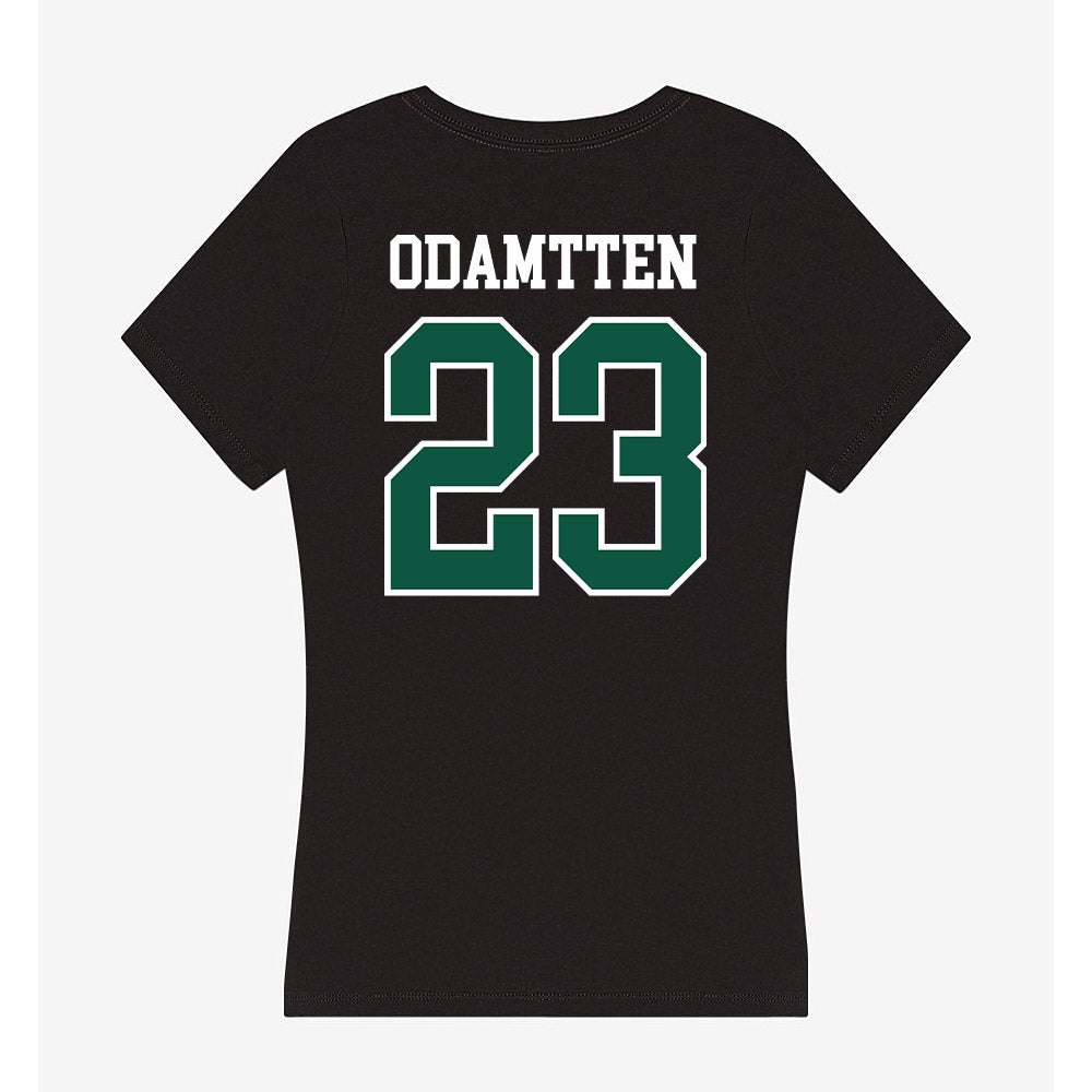 Fitchburg State - NCAA Men's Soccer : King Tyrese Odamtten - Women's V-Neck T-Shirt-1