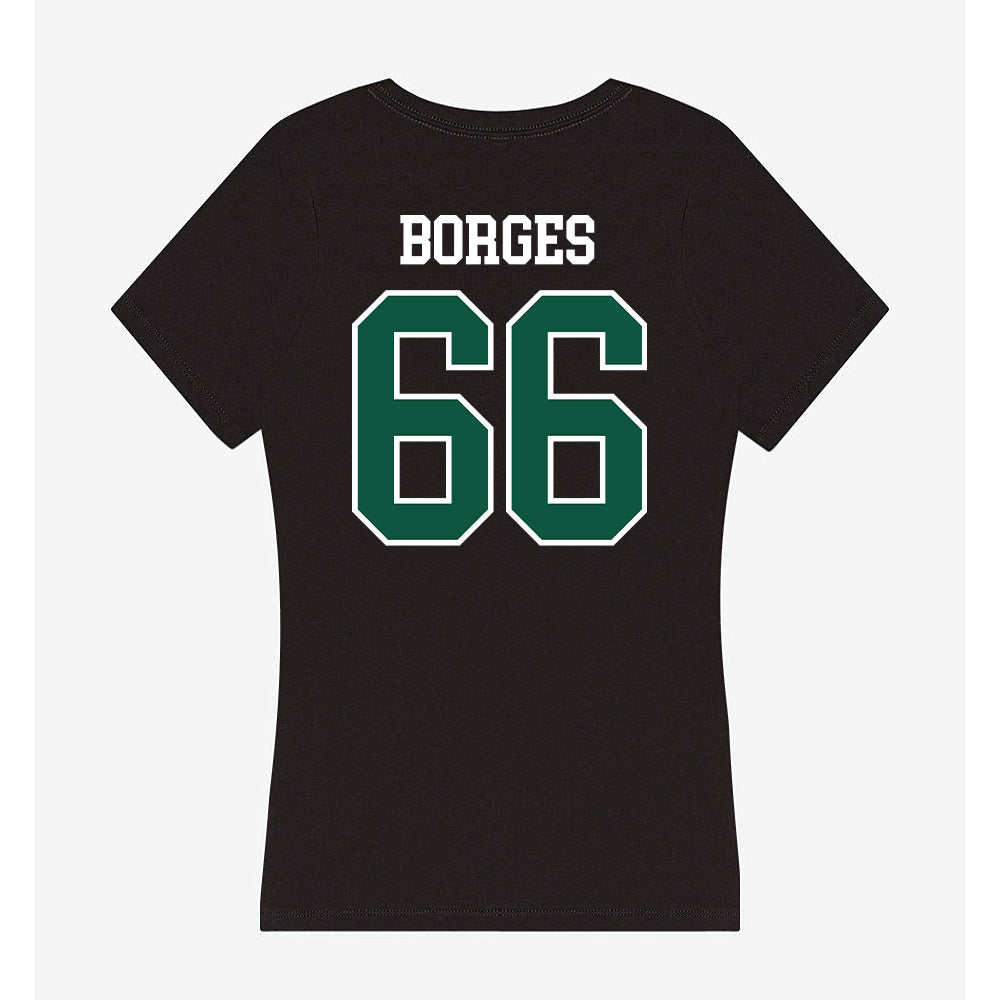 Fitchburg State - NCAA Football : Cameron Borges - Women's V-Neck T-Shirt-1