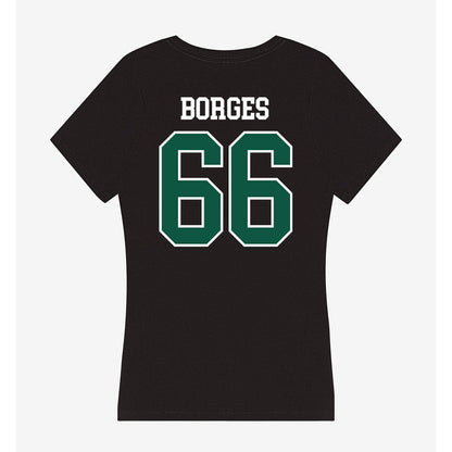 Fitchburg State - NCAA Football : Cameron Borges - Women's V-Neck T-Shirt-1