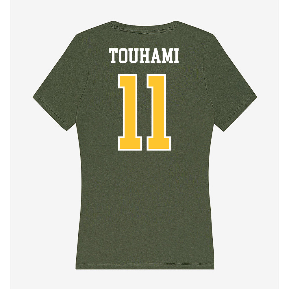 Fitchburg State - NCAA Men's Ice Hockey : Nael Touhami - Classic Shersey Women's V-Neck T-Shirt-1