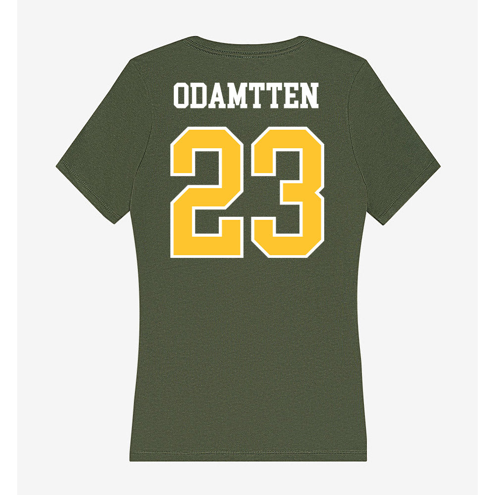 Fitchburg State - NCAA Men's Soccer : King Tyrese Odamtten - Classic Shersey Women's V-Neck T-Shirt-1