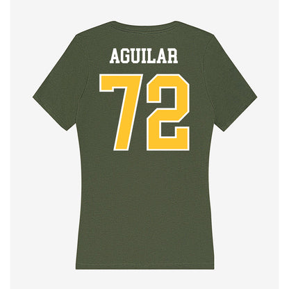 Fitchburg State - NCAA Football : Xavier Aguilar - Classic Shersey Women's V-Neck T-Shirt-1