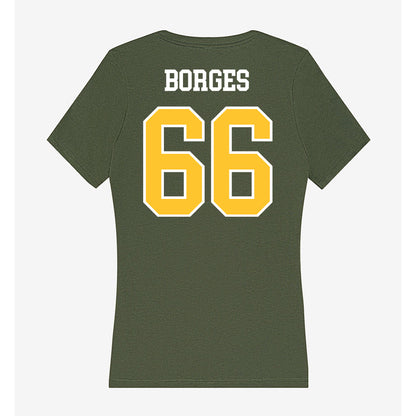 Fitchburg State - NCAA Football : Cameron Borges - Classic Shersey Women's V-Neck T-Shirt-1