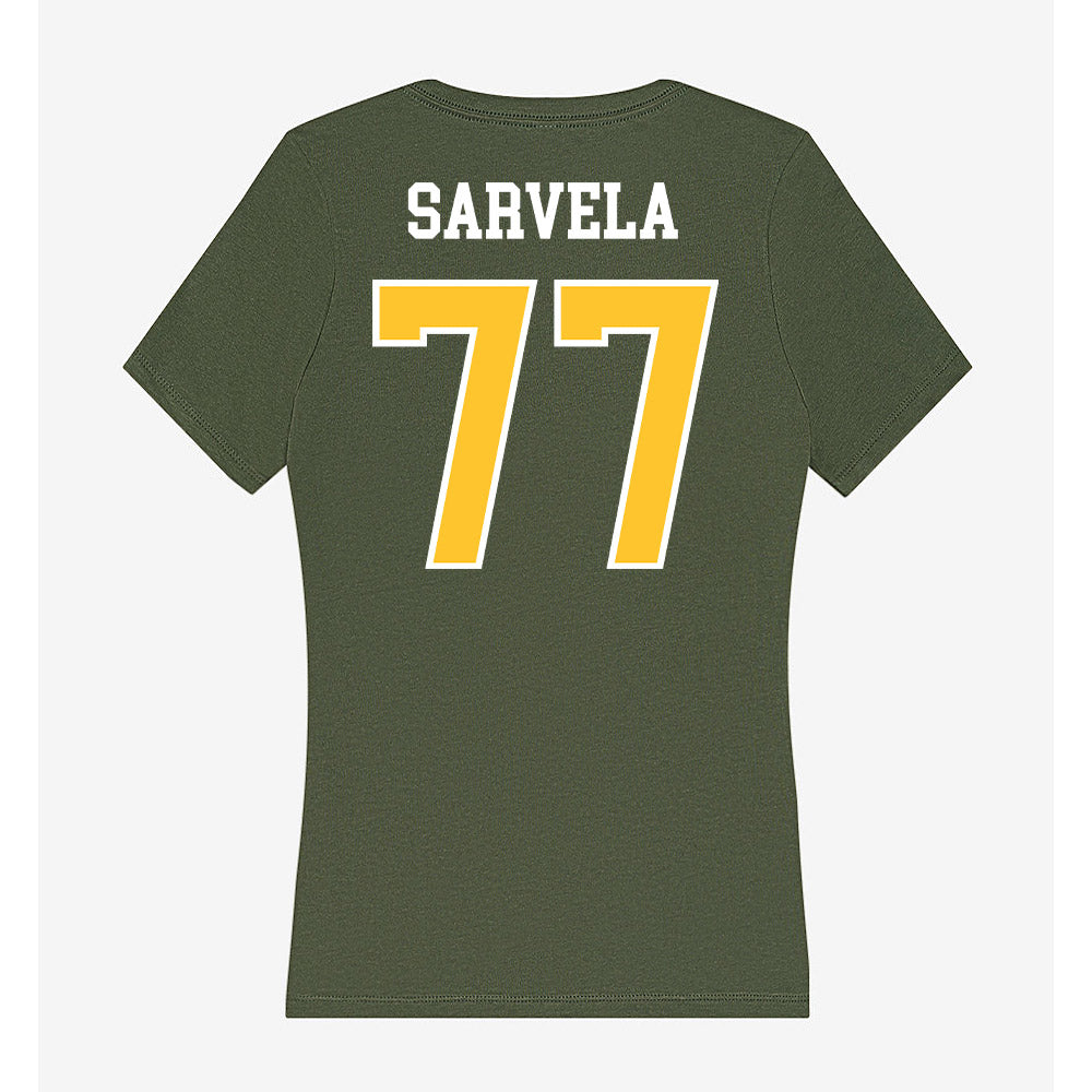 Fitchburg State - NCAA Football : Kai Sarvela - Classic Shersey Women's V-Neck T-Shirt-1