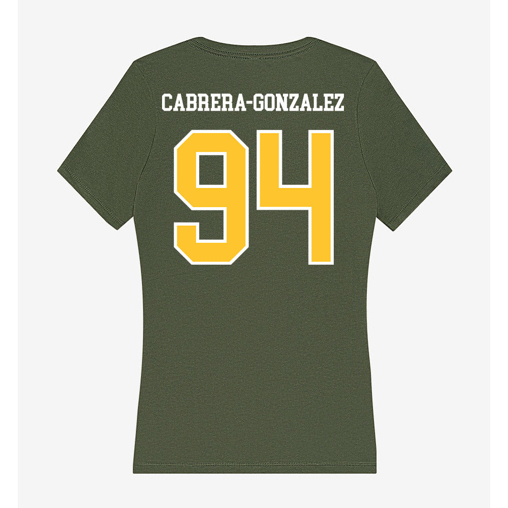 Fitchburg State - NCAA Football : Juelz Cabrera-Gonzalez - Classic Shersey Women's V-Neck T-Shirt-1