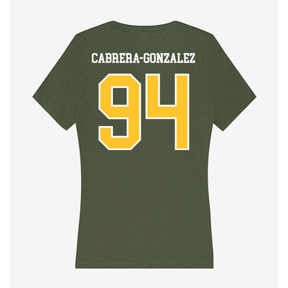 Fitchburg State - NCAA Football : Juelz Cabrera-Gonzalez - Classic Shersey Women's V-Neck T-Shirt-1