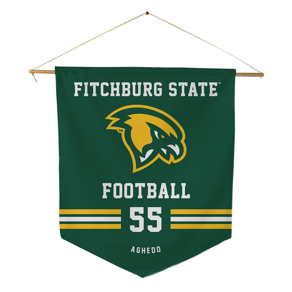 Fitchburg State - NCAA Football : Oselumese Aghedo - Pennant - 18" x 21"-0