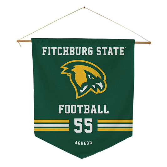 Fitchburg State - NCAA Football : Oselumese Aghedo - Pennant - 18" x 21"-0
